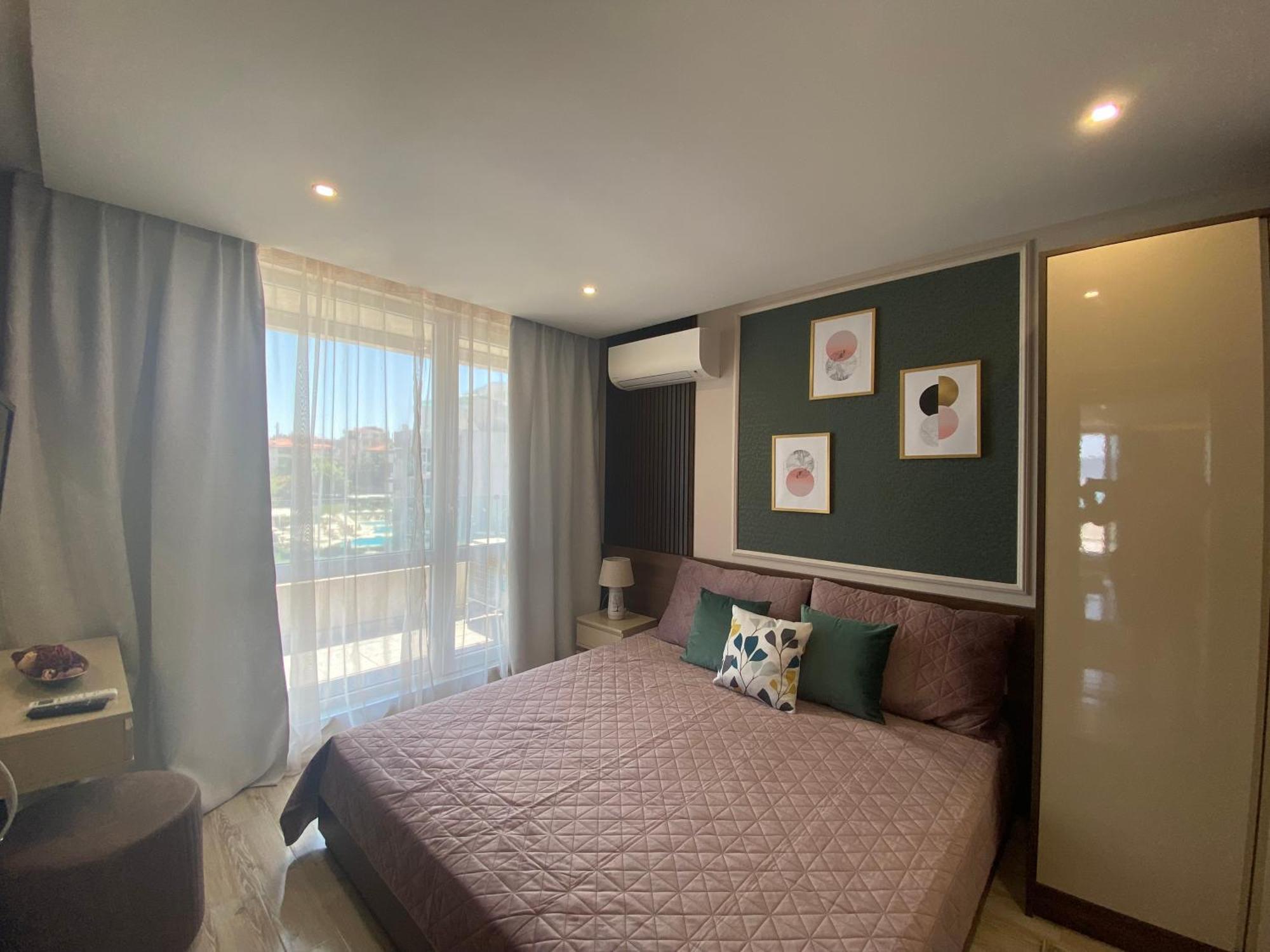 Paradiso 'В' 607 Large Luxury Apartment Nesebar Bagian luar foto