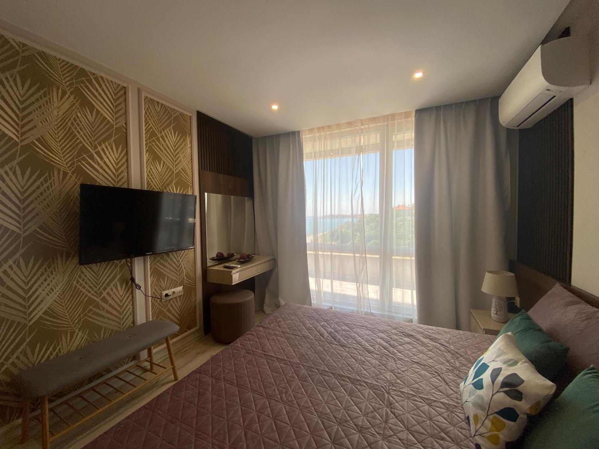 Paradiso 'В' 607 Large Luxury Apartment Nesebar Bagian luar foto